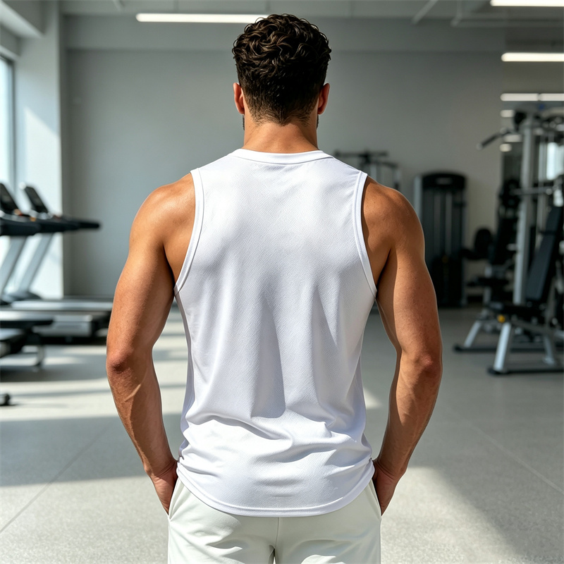 新作 メンズ 夏用 通気性メッシュ素材 ノースリーブ ベスト - Sleeveless Undershirt のレビューと価格