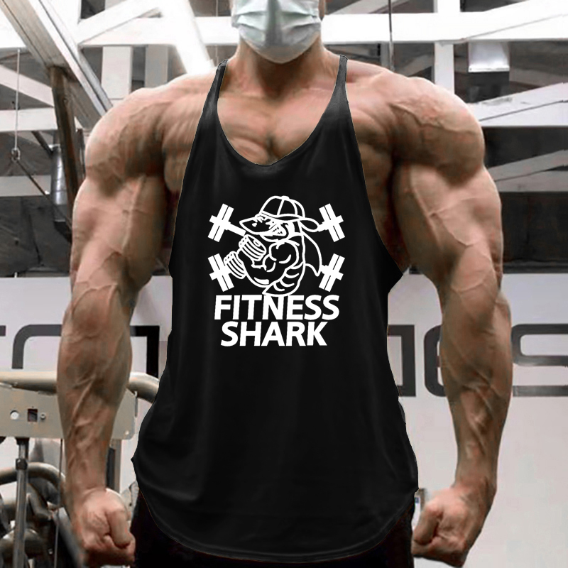 メンズコットンランニングベスト ジムフィットネスタンクトップ - Sleeveless Undershirt のレビューと価格