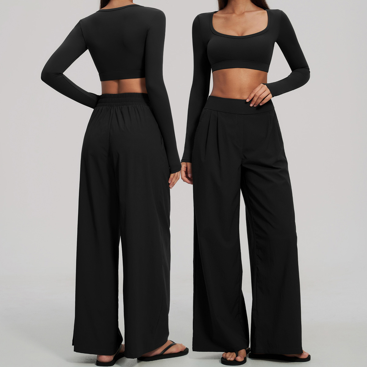 スポーツセット 2点セット レディース 長袖 バックレス フ - Compression Long Pant のレビューと価格