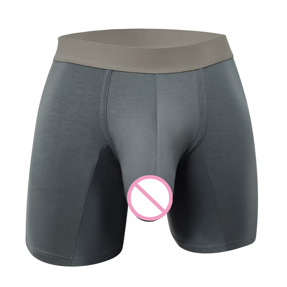 メンズ モーダル素材 ボクサーパンツ ロングレッグ 大きめの - Long Leg Trunk Men のレビューと価格